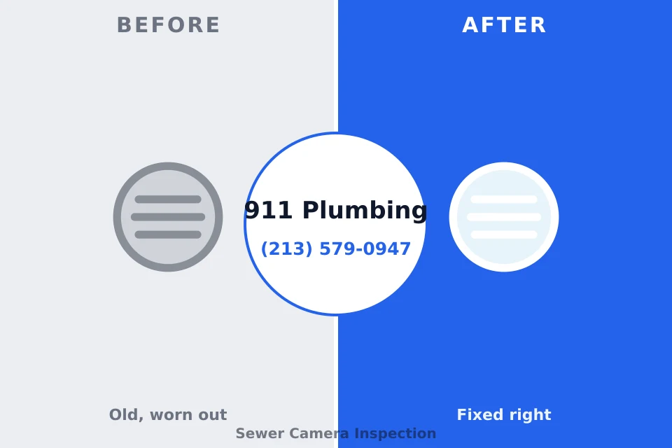 Before and after: plumbing repair Washington, IA